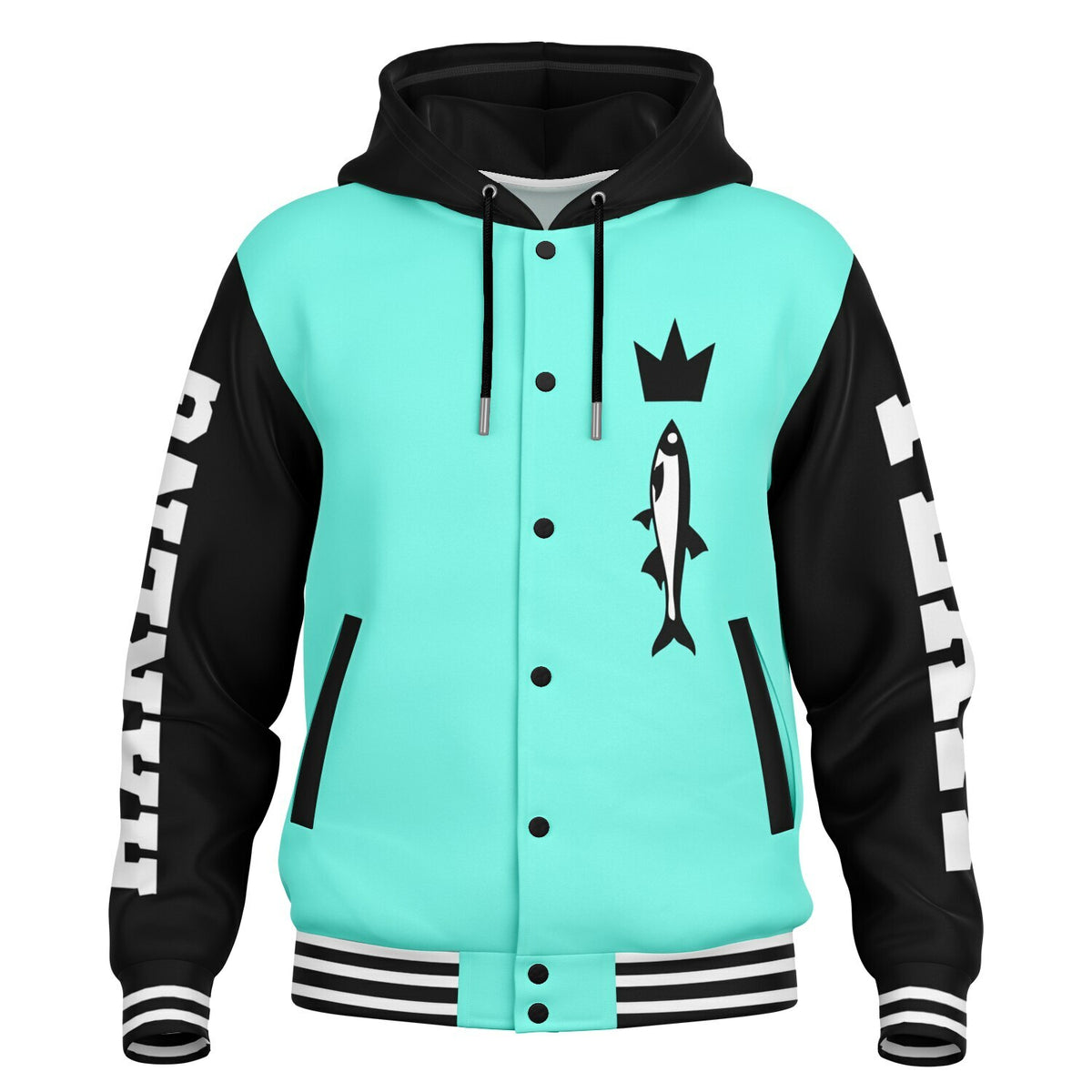 Team Hareng Hooded Baseball Jacket – Enkreprinte
